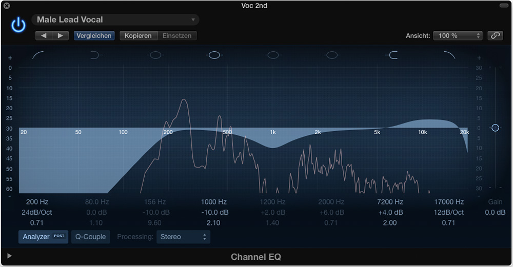 come mixare le voci eq