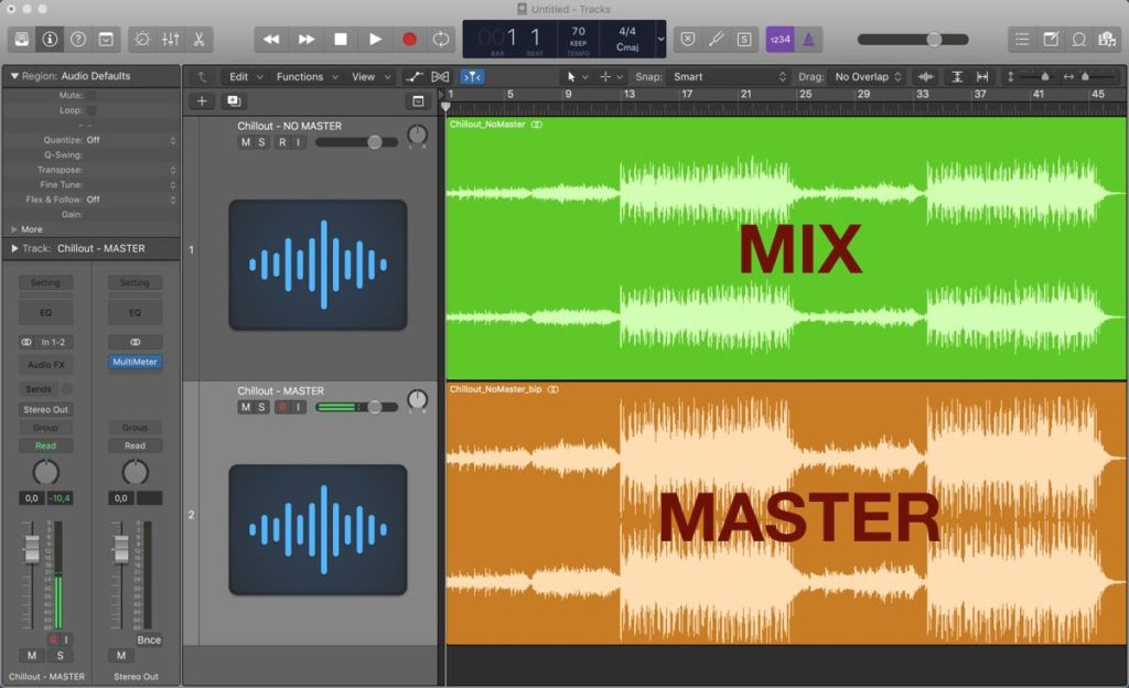 confronto mix e mastering