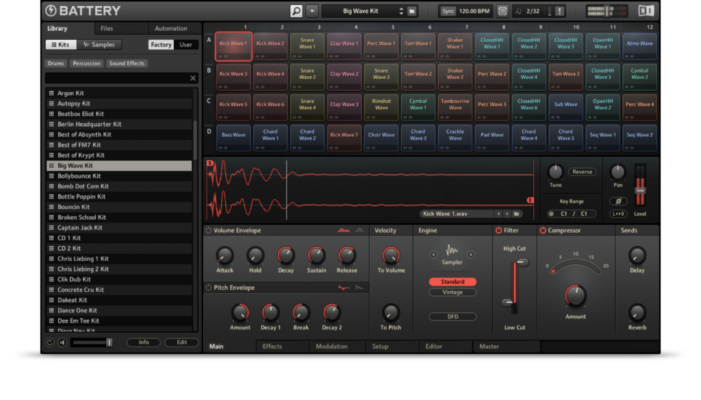 native instruments battery drum machine software