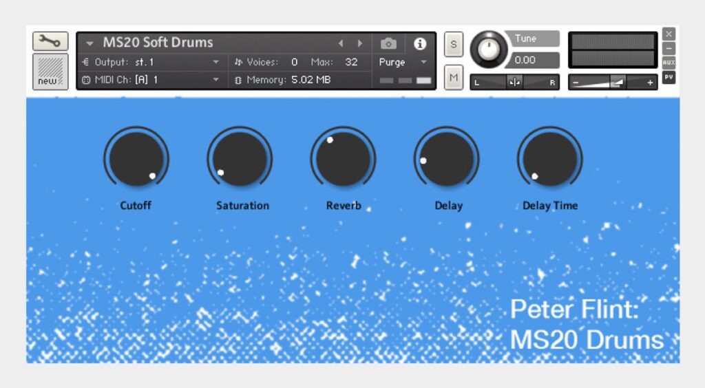 MS20 Drums plugin gratuiti per kontakt