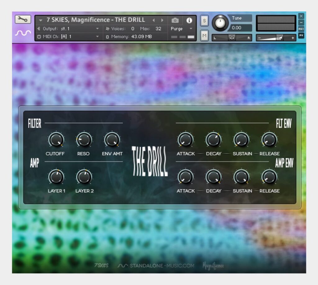 The Drill Drop plugin gratuiti per kontakt