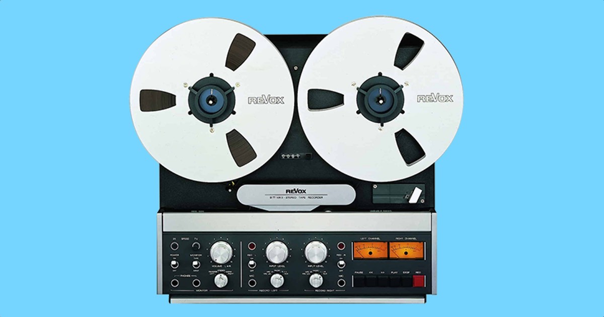 nastro magnetico revox mastering