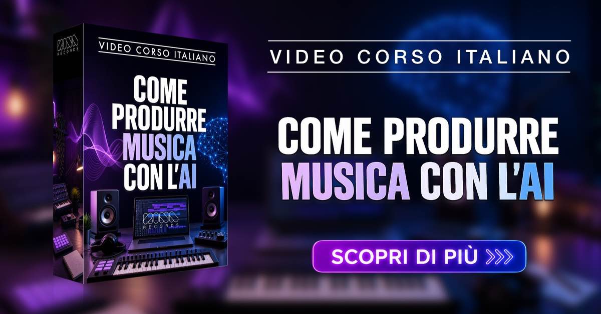 come produrre musica con l'AI